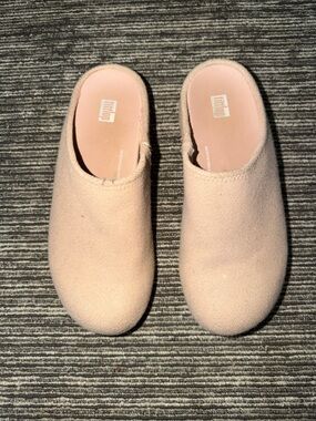 Fitflop Felt Clogs Mules Size 10